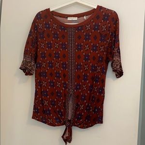Sandro print top